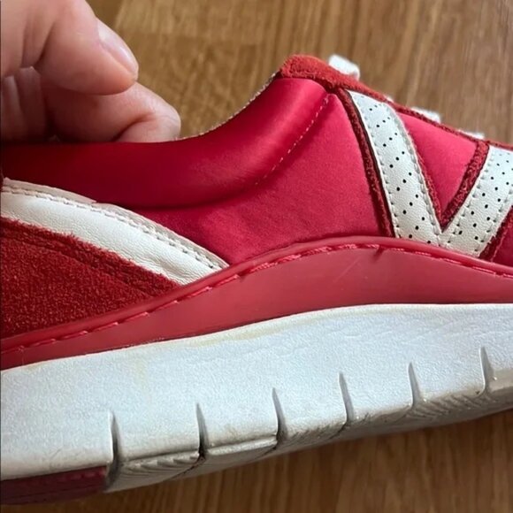 Vionic Red and White Sneakers - Picture 14 of 16